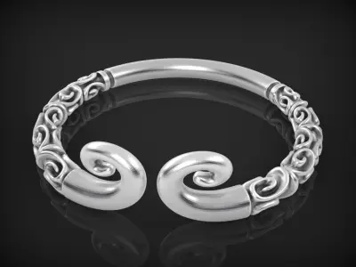 Patterned Rings 3D print model