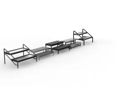 Stage steps  3D model