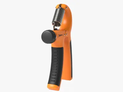 Hand Gripper Low-poly 3D model