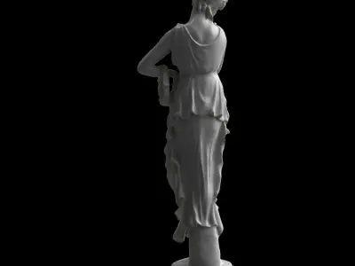 Statue - Roman Goddess - Flora 3D model