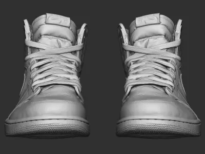 High-res mesh-Nike Air Jordan 1 Retro High 3D print model