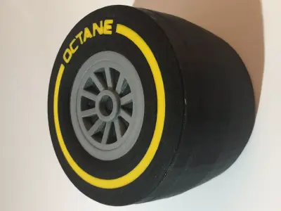 Racing Tyre Gift Box 3D print model