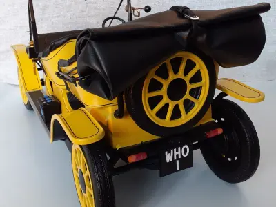 Doctor Who Bessie Car 3D Print STL Model Kit 3D print model