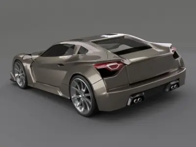 Speedtrooper concept car 3D model