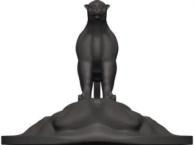 Cheetah panther 3D model