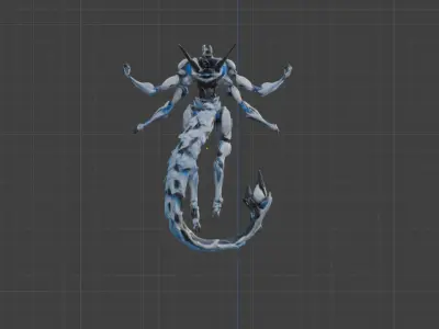 Cybernetic Sentinel Free 3D model