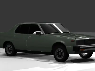 Nissan Skyline C210 GT 1979 3D model