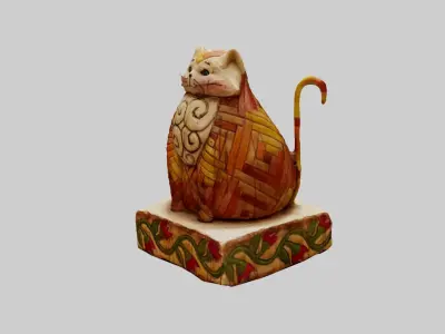 Ceramic Cat 3D model