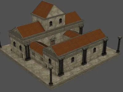Ancient home 3D model