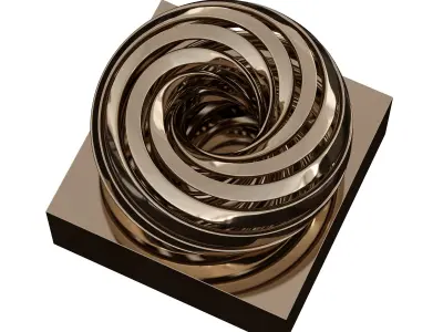 metal decor 3D model