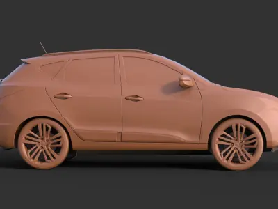 Hyundai Tucson 2015 3D print model