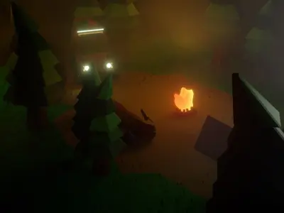 Lowpoly 3D model jeep 3D model