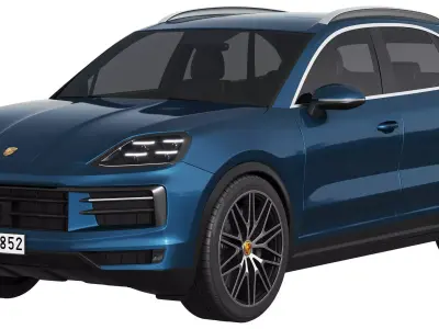 Porsche Cayenne 2024 3D model purchase