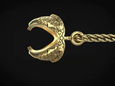 heart pendant special model 3D print model