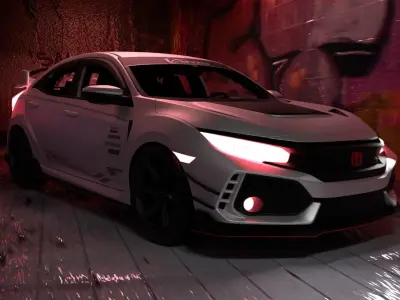 CIVIC TYPER R 3D model