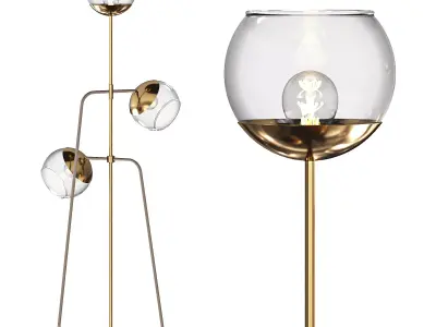 Black Widow Floor Lamp 3D model