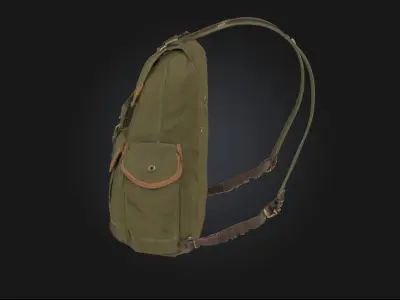 Green Adventure Pack  Essentials for Outdoor Exploration 3D model