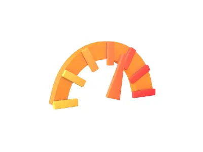 Speed Symbol v2 003 Low-poly 3D model