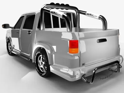 UAZ pickup sport 3D model