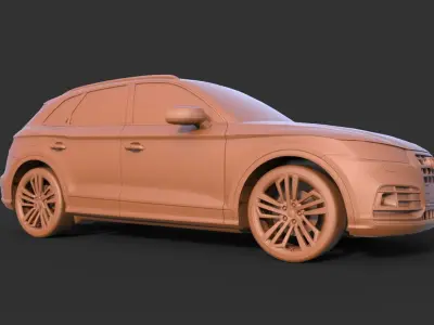 Audi Q5 2019 3D print model