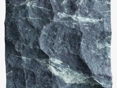 396-RockPanel piece of rock 3D model
