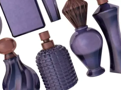 Perfume Bottles Pack 3D model