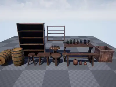 Medieval Props-1 3D model