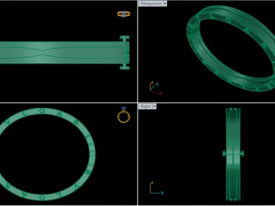 Bulgari Bracelet  3D print model