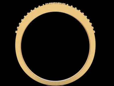 luxury ring made in matrix 3D print model
