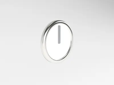 Twelve O Clock Low-poly 3D model