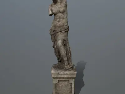 Venus  de  Milo Low-poly 3D model