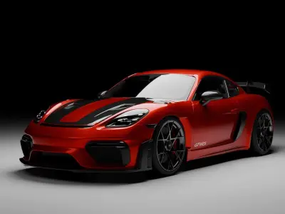 Porsche Cayman GTRS 3D model