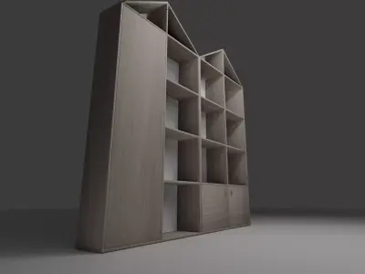 Modern Childrens Shelf 3D model