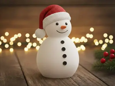 Snow man 3D print model