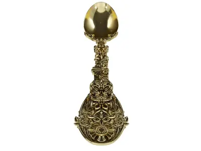 Royal Gold Premium Elite Spoon 3D model