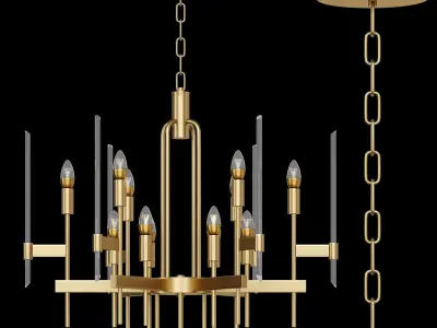  Bari Light Chandelier 3D model