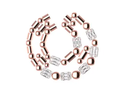 Women Earrings 3dm STL OBJ FBX Renders Details 3D print model