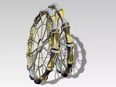 Fusion bangle code 704 in 4 sizes 3D print model