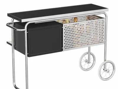 Misura Emme AR1 Bar Cart 3D model