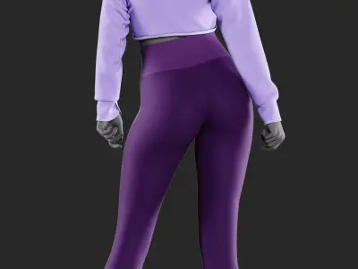 Outfit 81 - Marvelous Designer 3D model