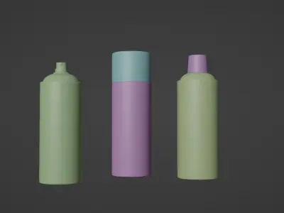 WD40 Can  Low-poly 3D model