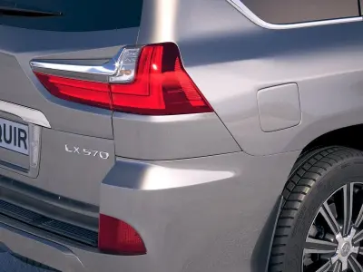 Lexus LX 570 2017 3D model