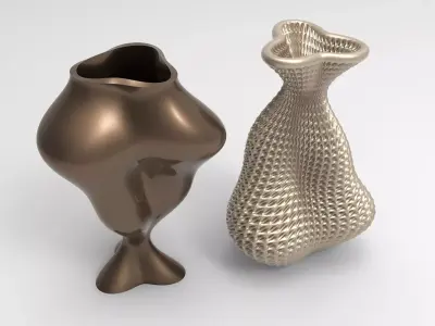 Vase Voronoi 46 3D print model