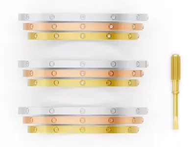 LOVE Bracelet Small Model 3D print model