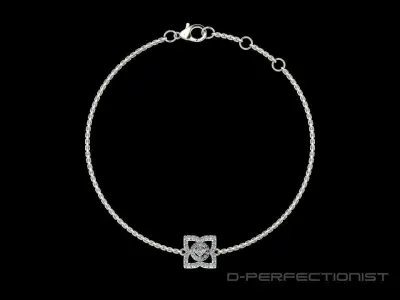 De Beers Lotus Diamond Bracelet  3D print model