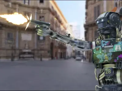 Chappie Character Free low-poly 3D model