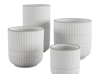 Rose Gold Speckled Vase 3D model