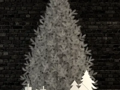 Plants collection 70 christmas tree 3D model