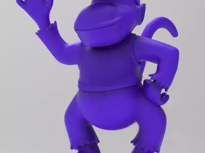 Diddy Kong - ZTL Maquette- 3D Printing 3D model