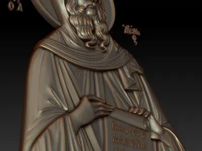 St  Anthony the Great 3d model for CNC 3D model